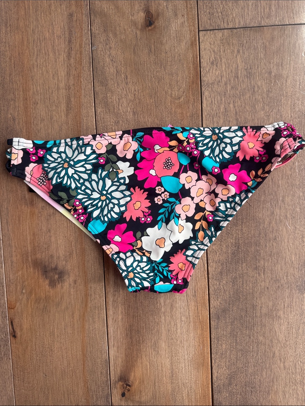 NWT Sundazed Floral Print Peach Bikini Bottom - Women's Swim - Picture 3 of 5